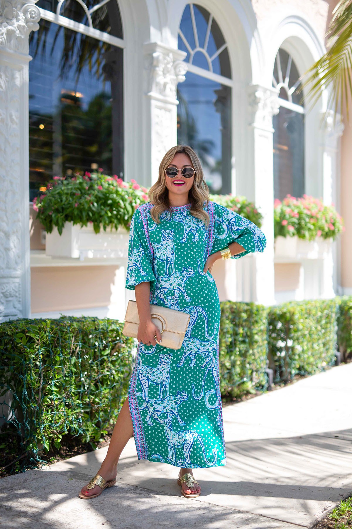 lilly pulitzer green maxi dress